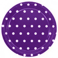 Тарелки Горошек фиолетовые