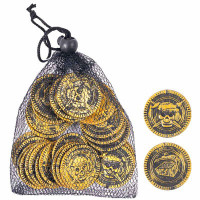 Мешок пирата с монетами