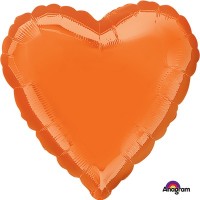 Шар Сердце оранжевое