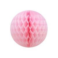 Бумажный шар розовый, 20 см