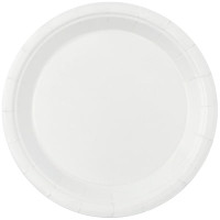 Тарелки белые малые, 6 шт