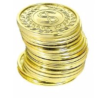 Монета Казино золотая