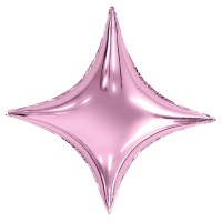 Шар звезда 4х-конечная розовая