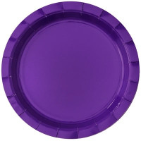 Тарелки фиолетовые малые, 6 шт